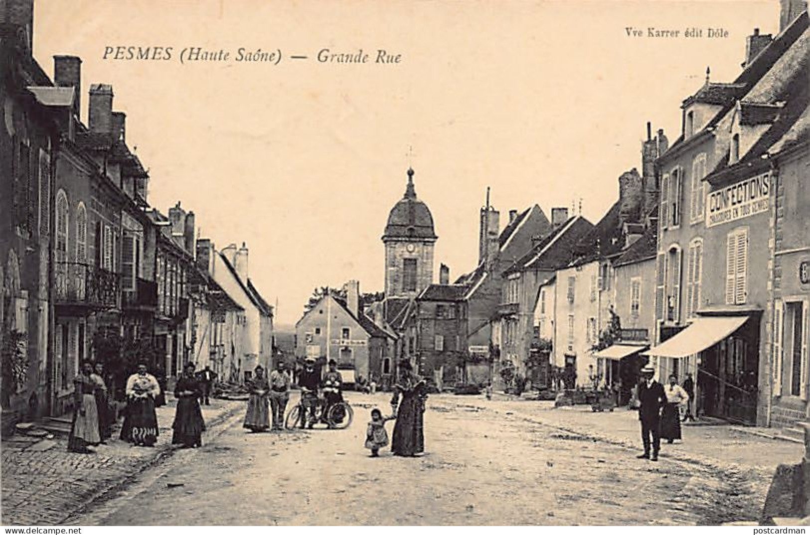 France - Pesmes (70) Grande Rue - Ed. Veuve Karrer