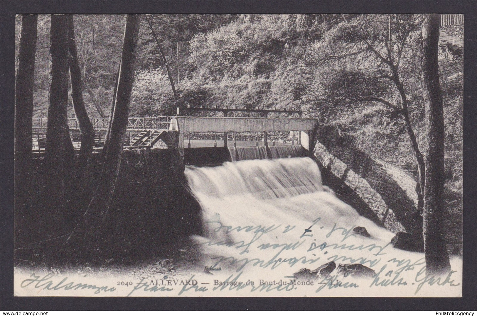 FRANCE, Postcard, Allevard-les-Bains, Bout-de-Monde Dam