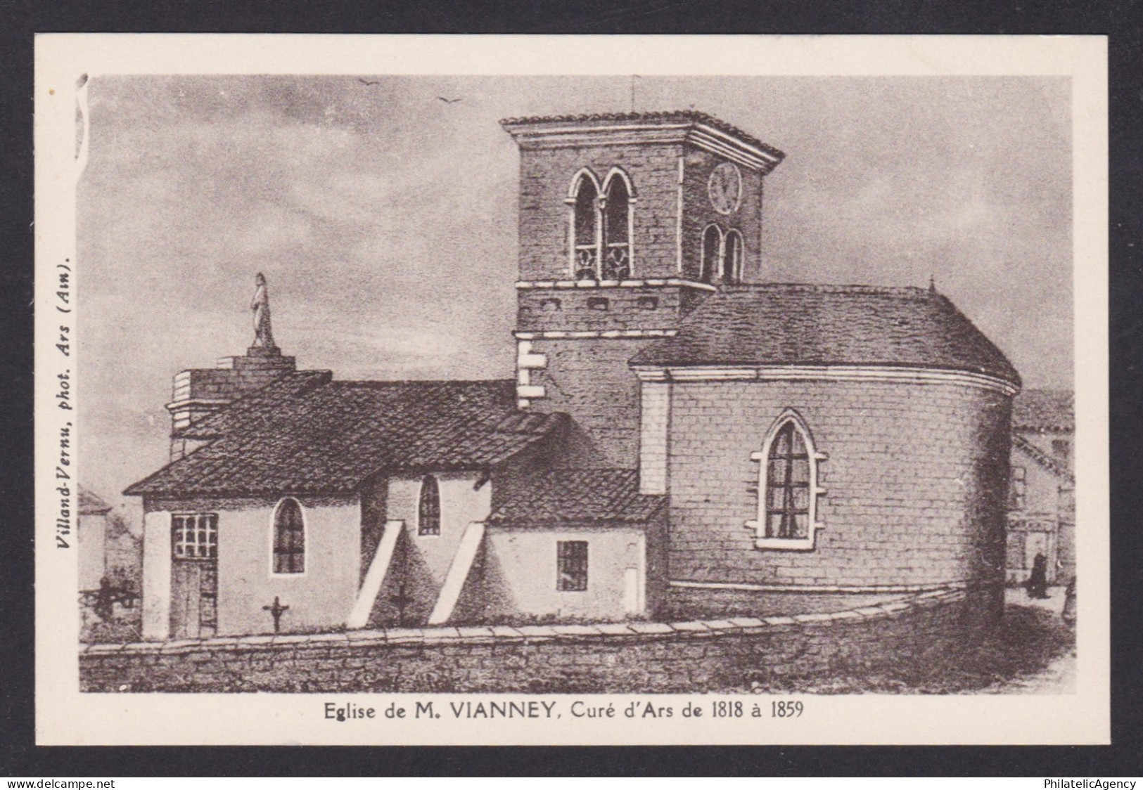 FRANCE, Postcard, Ars-sur-Formans, The Church