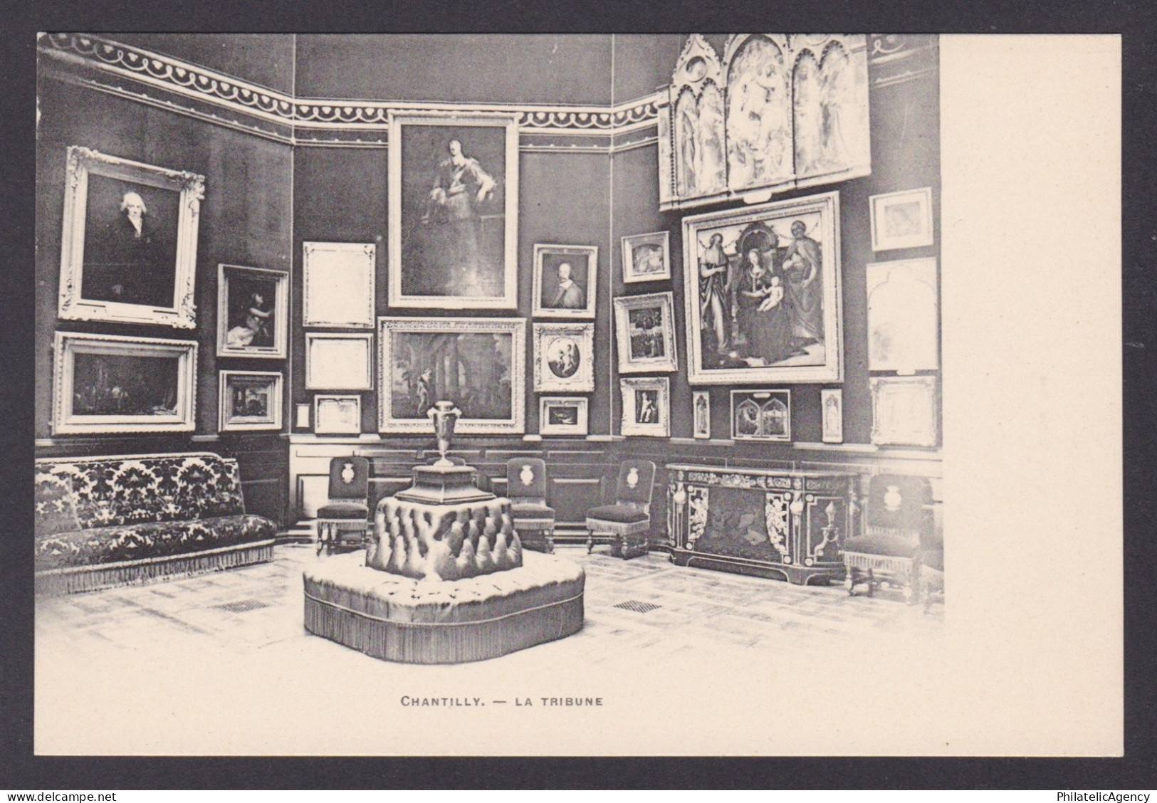 FRANCE, Postcard, Chantilly, La Tribune