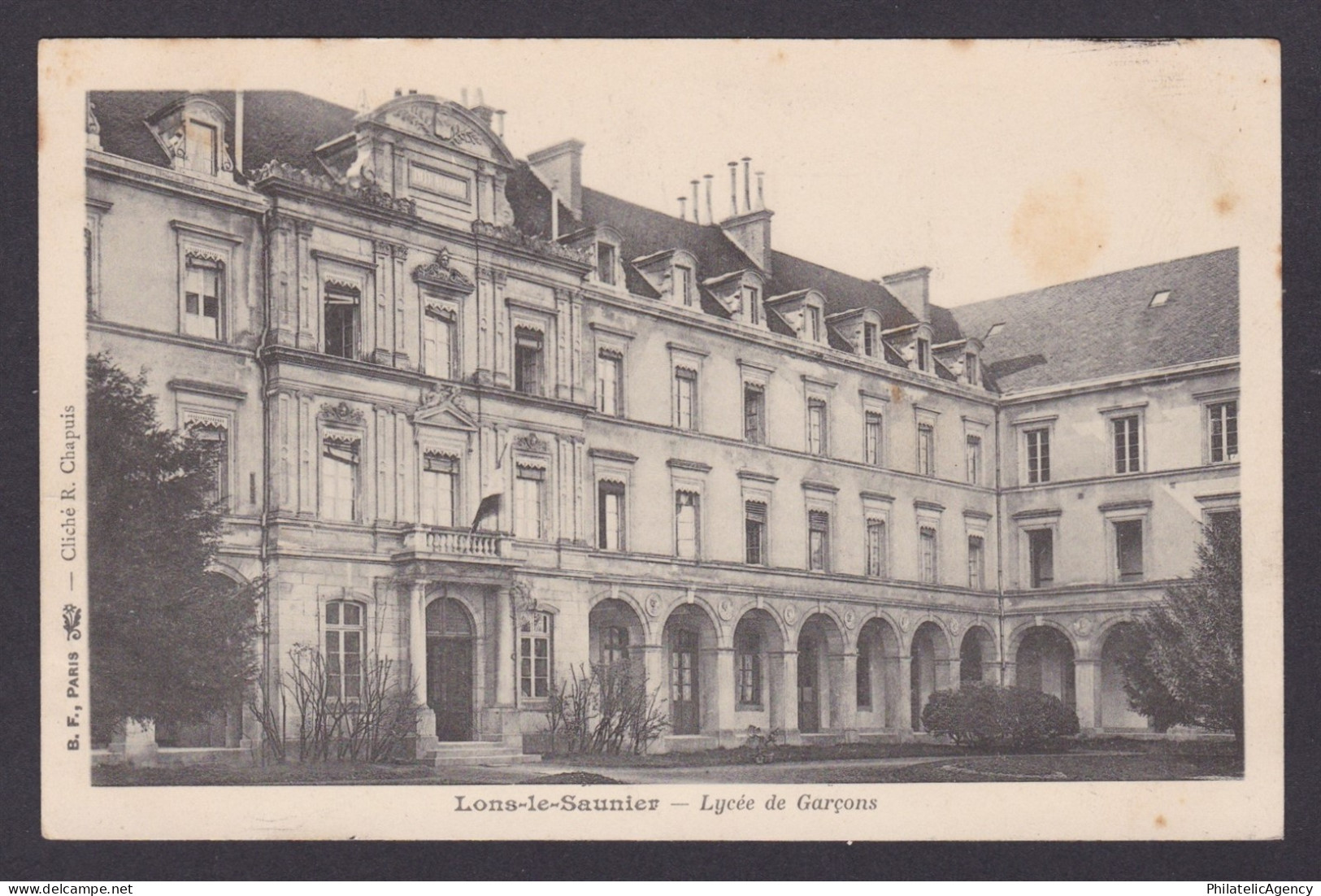 FRANCE, Postcard, Lons-le-Saunier, Boys High School
