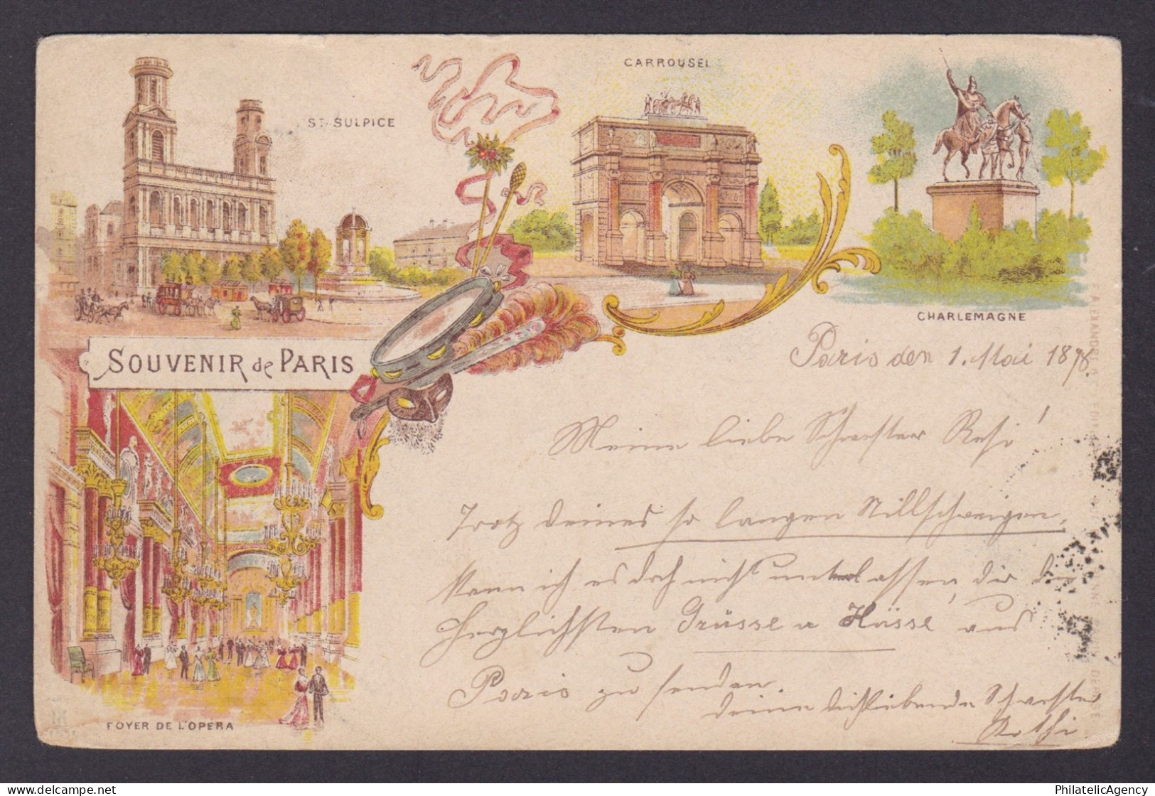 FRANCE, Postcard, Paris, Memories of Paris