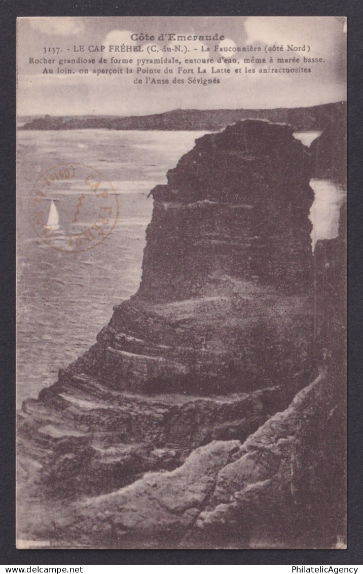 FRANCE, Postcard RPPC, Cap Fréhel, La Fauconnière