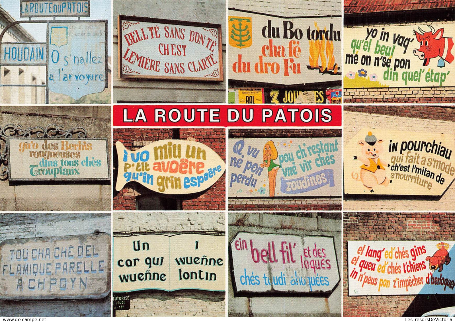 FRANCE - Region du Nord - Pas de Calais - The cemin of the Patois - multivues - Edit Mage - Carte Postale