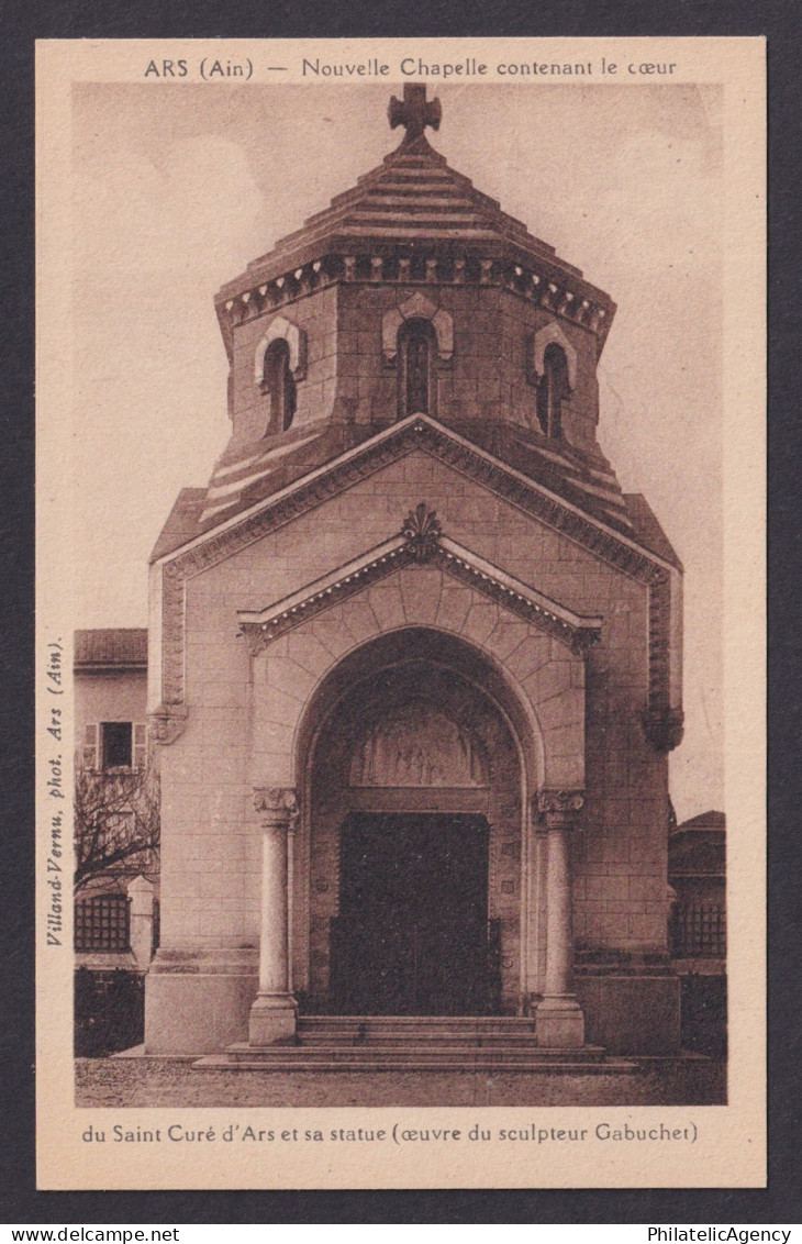 FRANCE, RPPC Postcard, Ars-sur-Formans, New Chapel