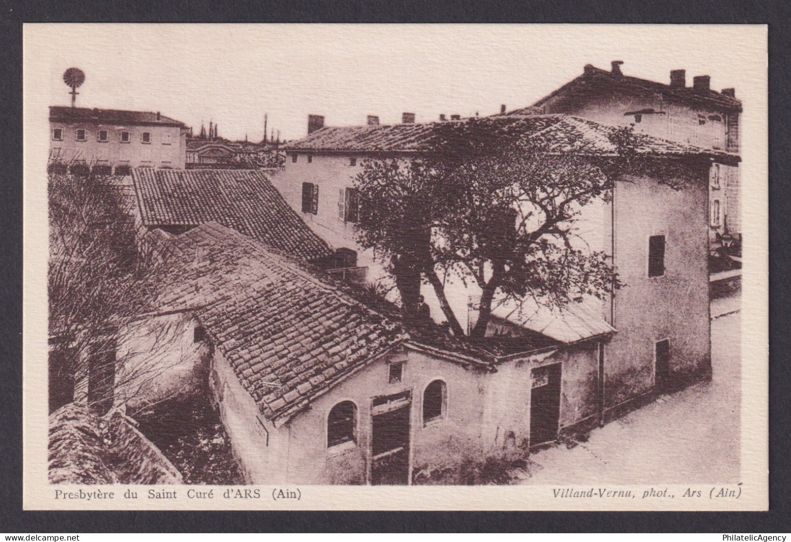 FRANCE, RPPC Postcard, Ars-sur-Formans, Presbytery of the Holy Curé