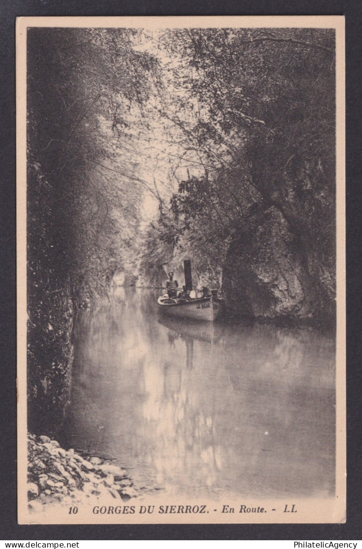 FRANCE, RPPC Postcard, Grésy-sur-Aix, Gorges du sierroz, On the way