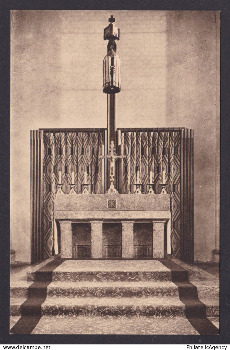 FRANCE, RPPC Postcard, Solesmes, Solesmes Abbey, The new Cloister