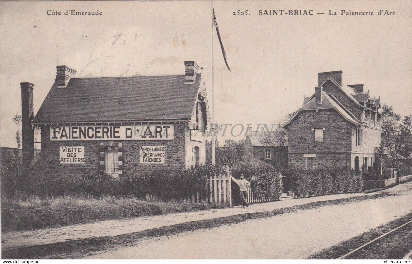 FRANCE - Saint Briac - La Faiencerie d'Art 1909