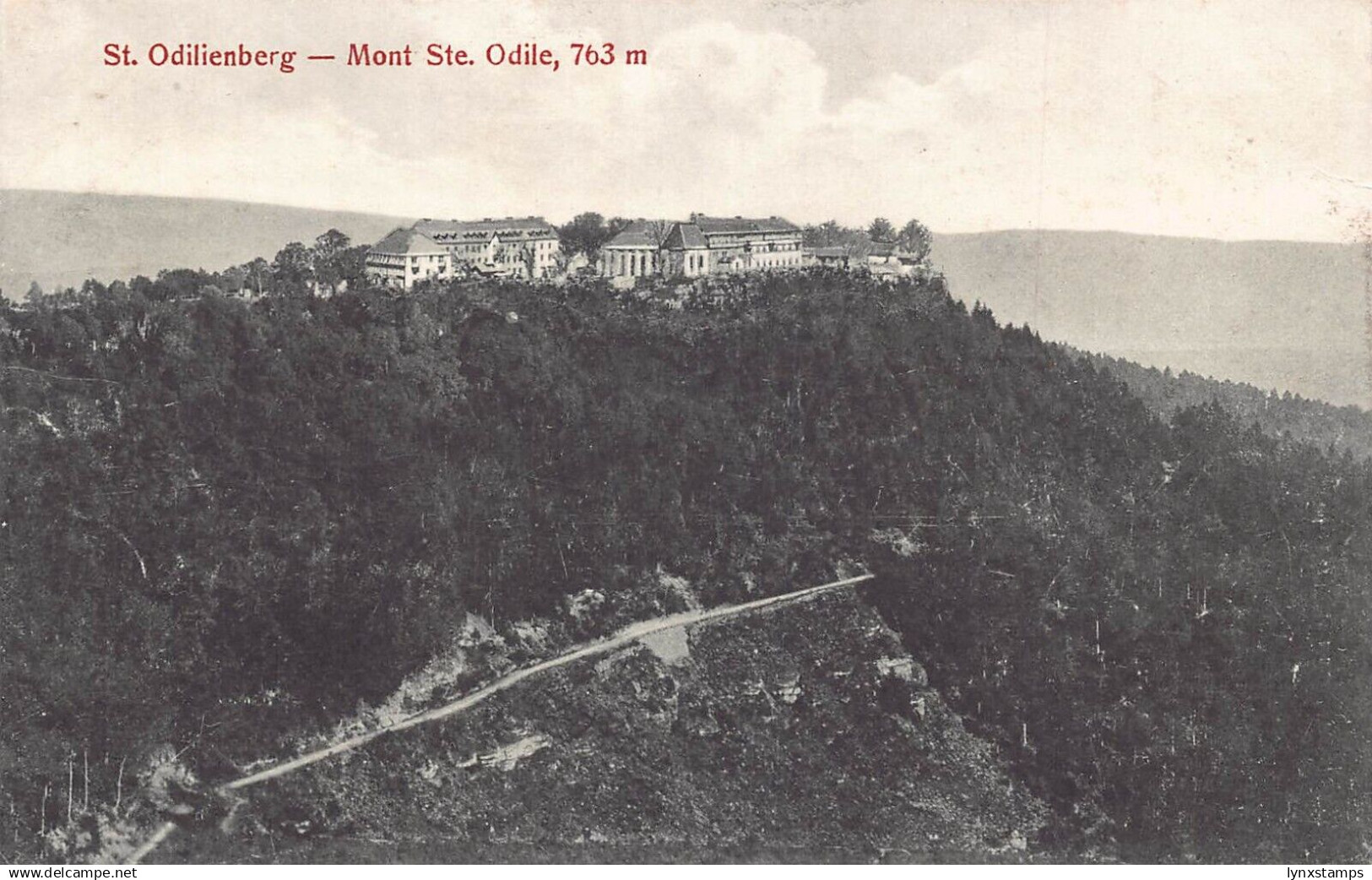 France Sainte-Odilienberg Sainte-Odile Mountain vintage postcard