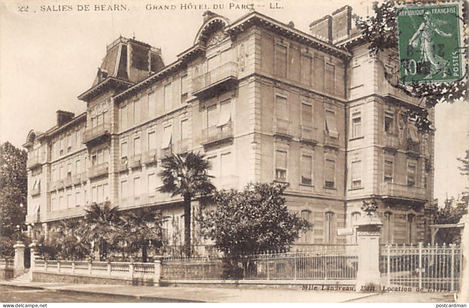 France - SALIES DE BEARN (64) Grand Hôtel du Parc - Ed. Landreau 22