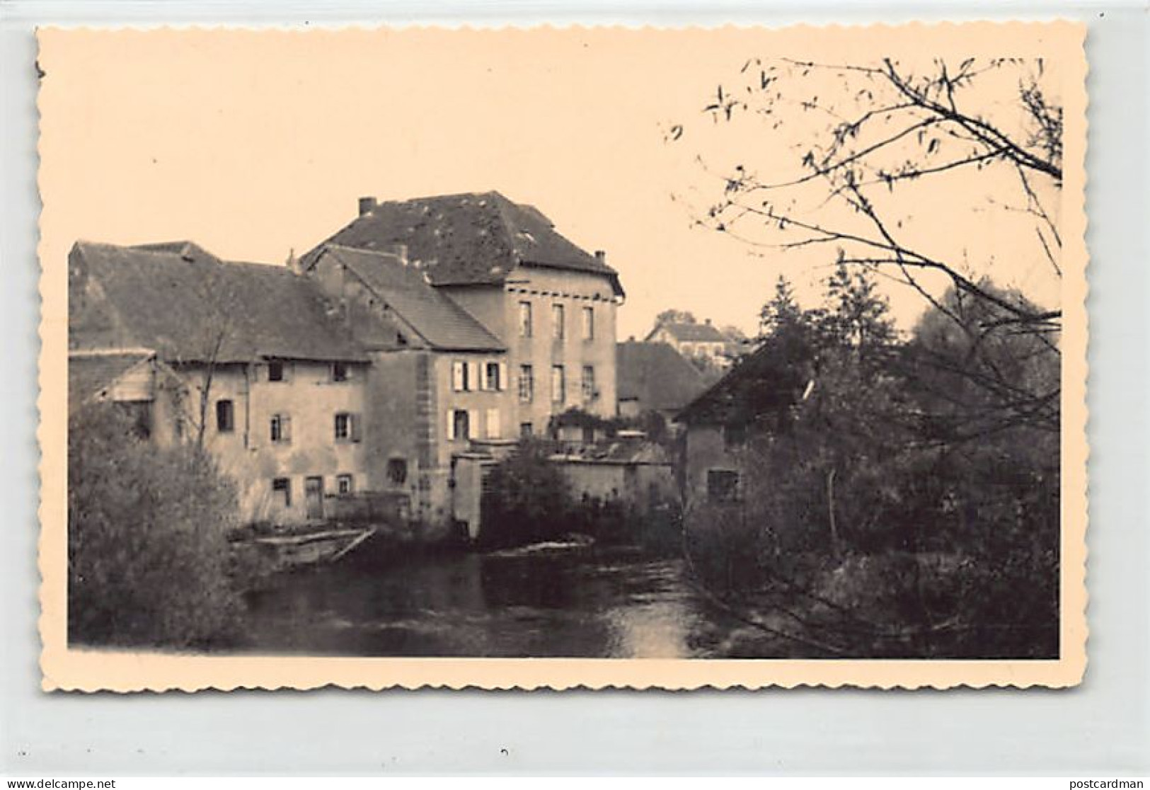 France - SARRE-UNION (67) Moulin et pont sur la Sarre - CARTE PHOTO