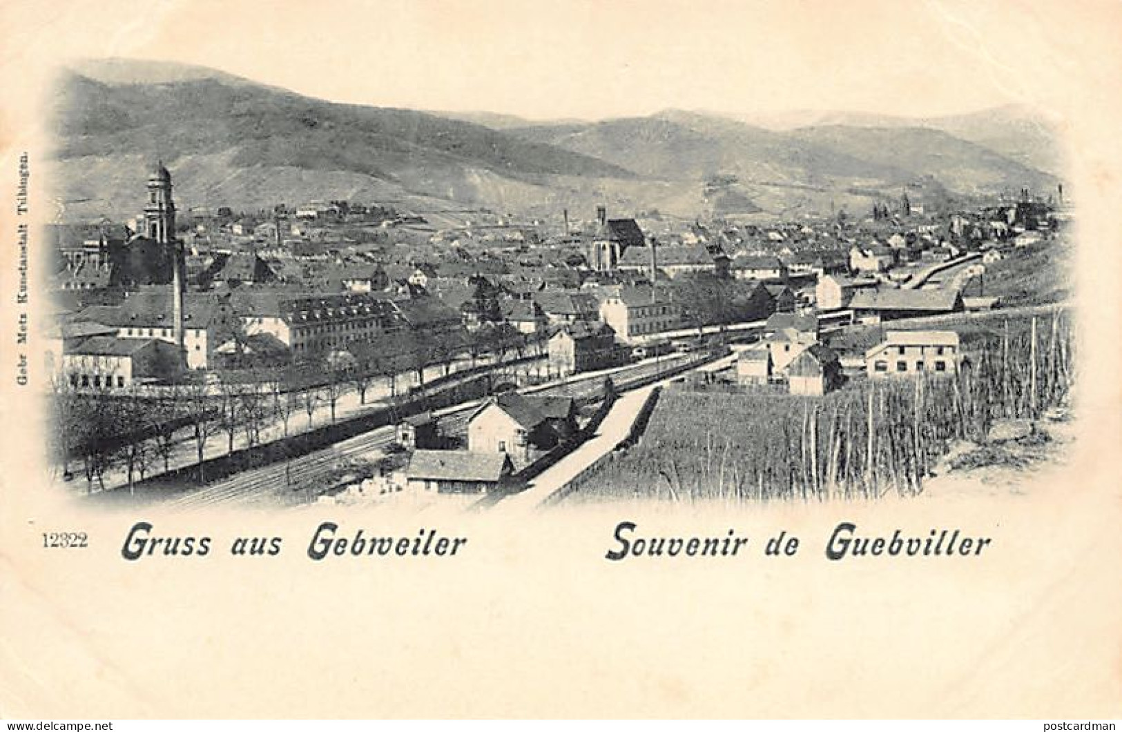 France - Souvenir de Guebwiller - Ed. Gebr. Metz