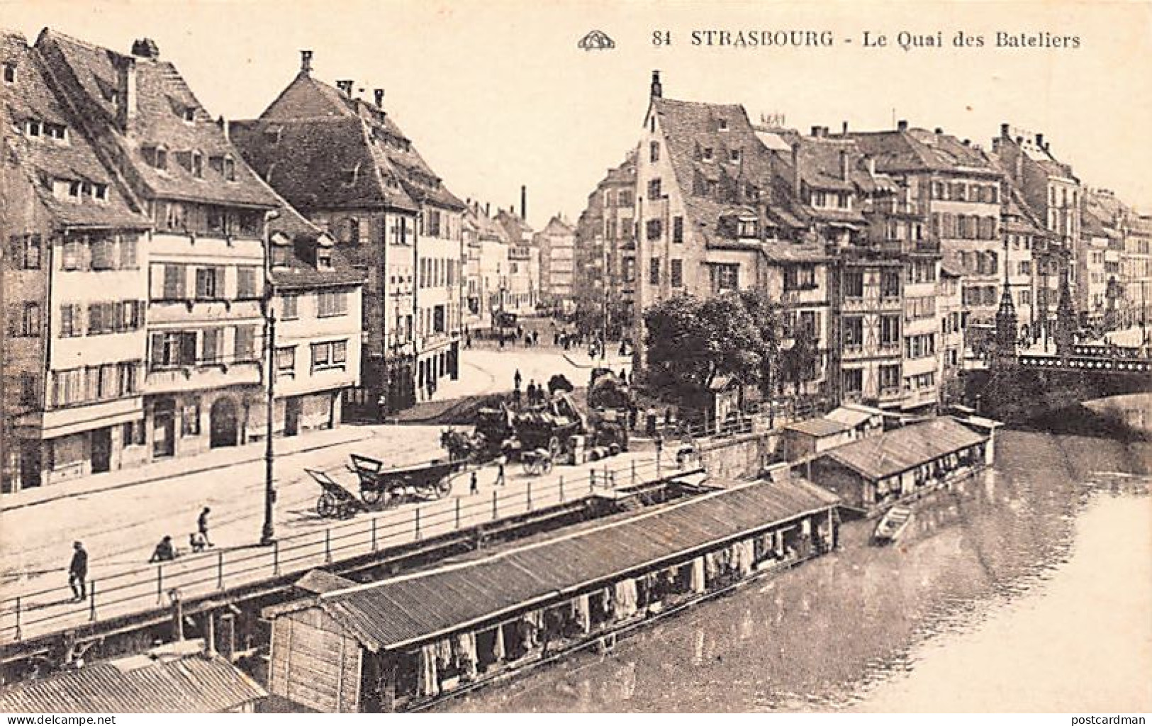 France - STRASBOURG - Le quai des Bateliers - Compagnie Alsacienne des Arts Photomécaniques, Strasbourg
