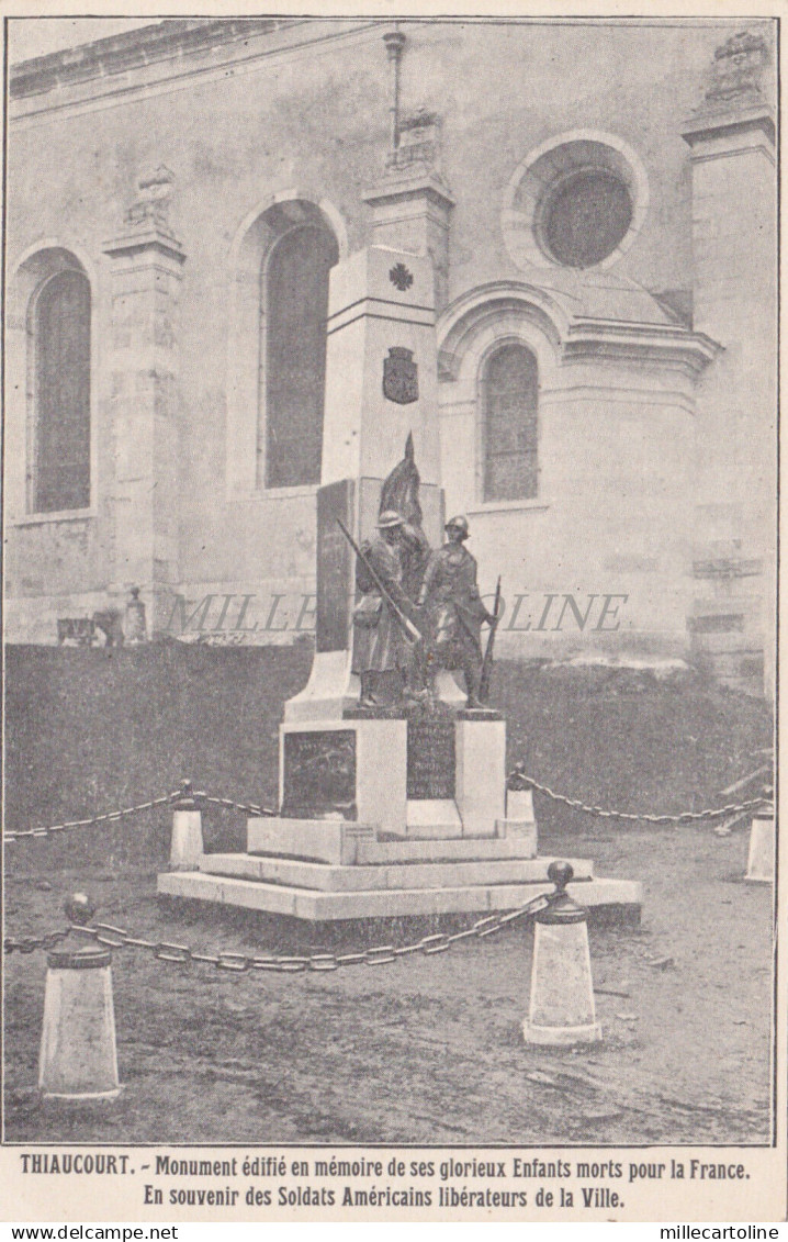 FRANCE - Thiaucourt, Monument Enfants morts pour la France WWI