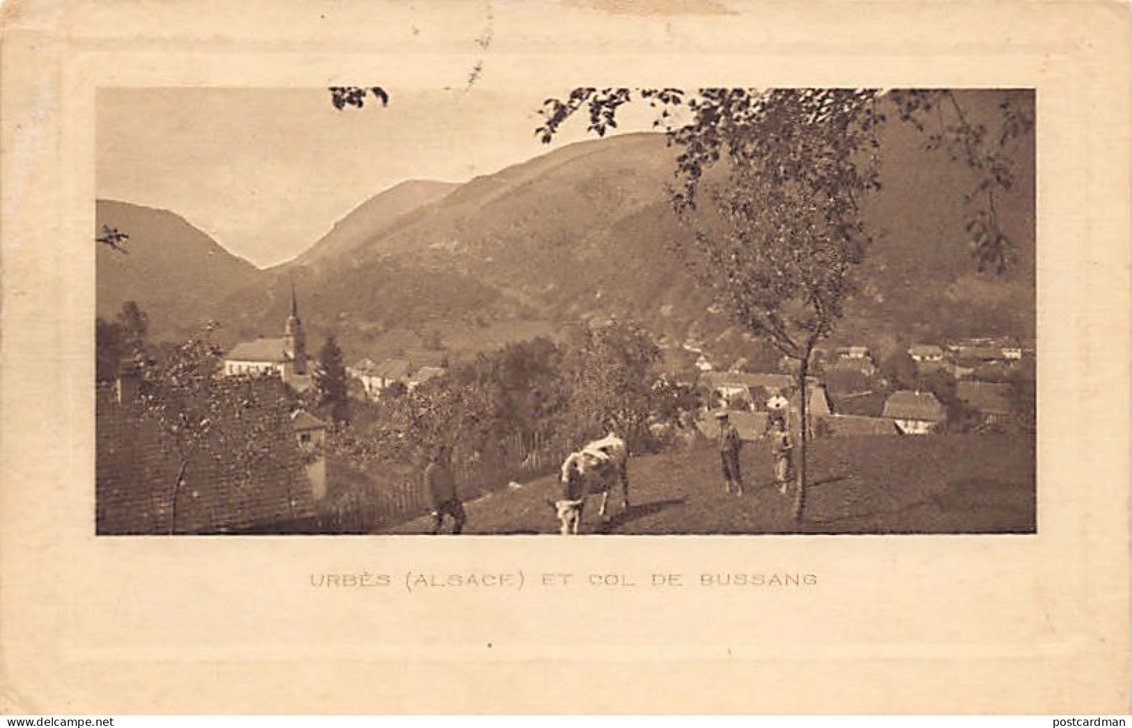 France - Urbès (Alsace) et col de Bussang - Carte Postale Artistique - Collection Paul EHKIRCH & Cie - St-AMARIN