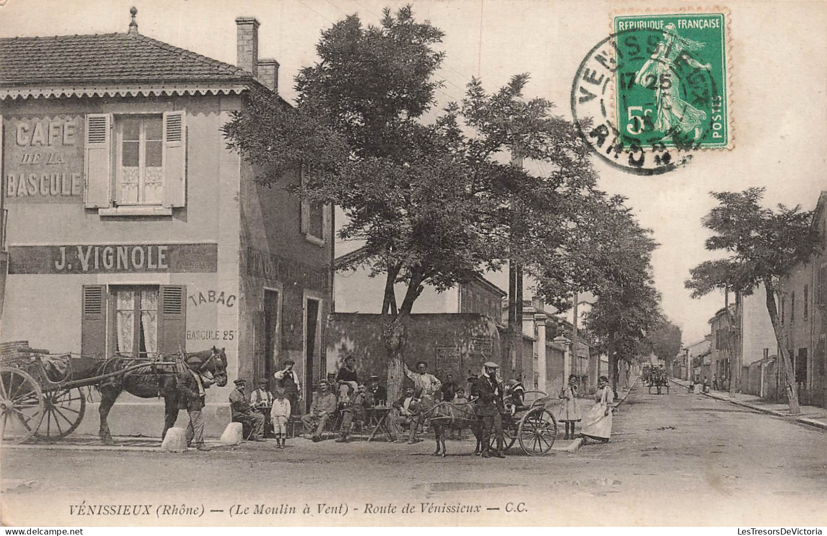 FRANCE - Vénissieux - Route de Vénissieux - Moulin à Vent - CPA