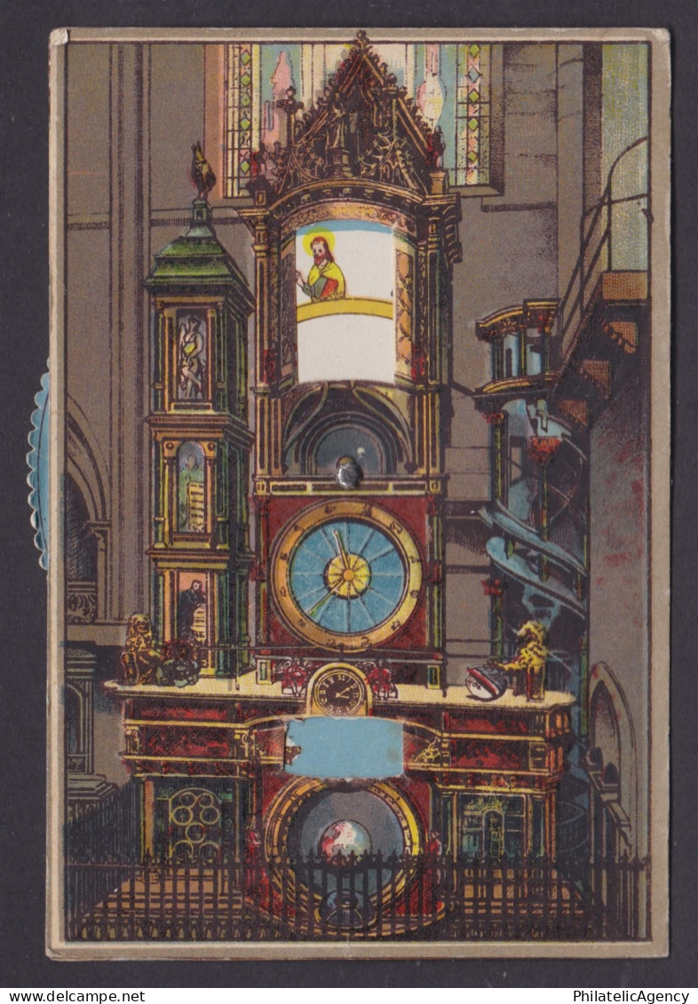 FRANCE, Vintage postcard, Strasbourg, Strasbourg astronomical clock