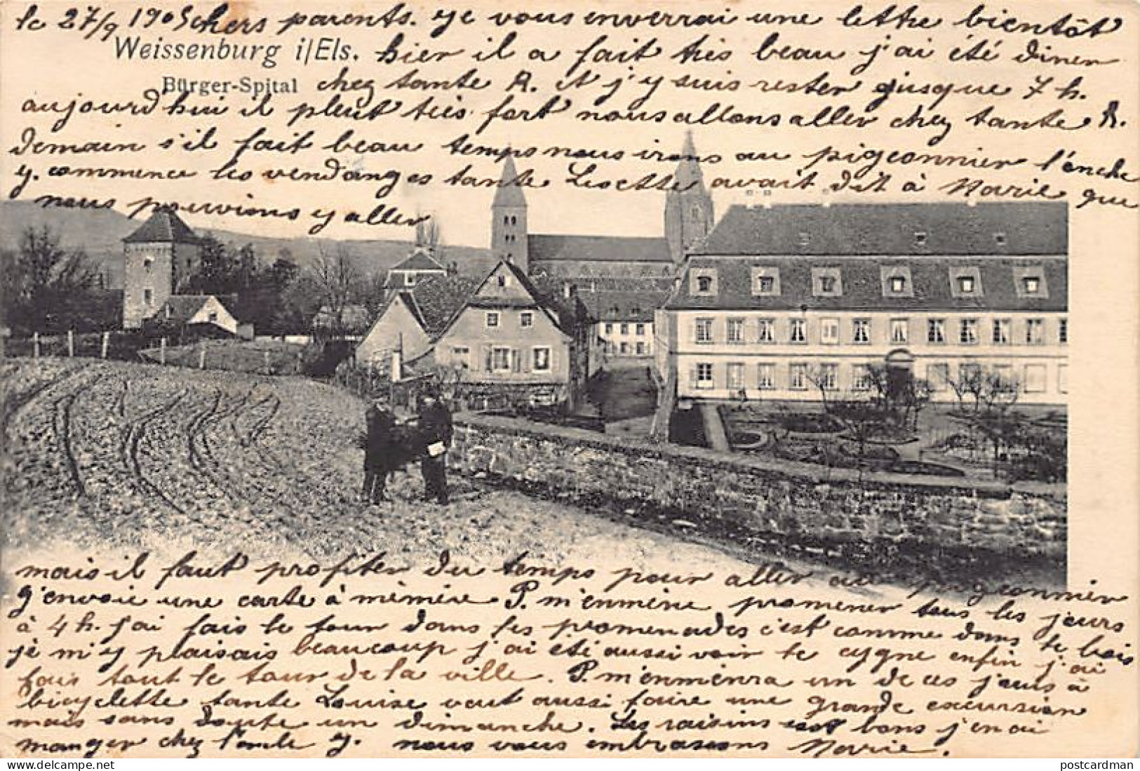 France - WISSEMBOURG (67) L'hôpital