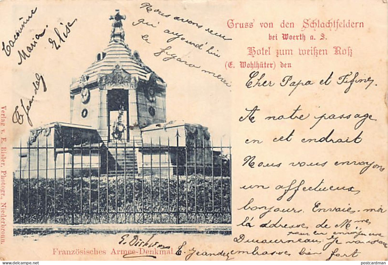 France - WOERTH (67)Monument de la Bataille de Frœschwiller-Wœrth du 6 août 1870