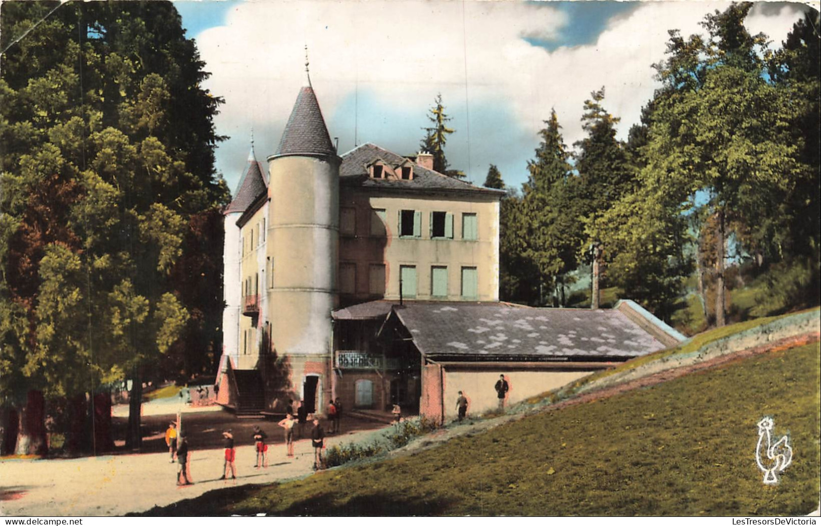 FRANCE - Yssingeaux - Château de Montbarnier - Tour - Arbres - Animé - CP