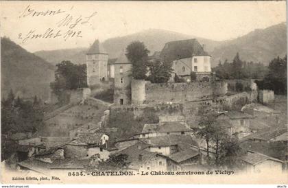 CPA CHATELDON Le Chateau (1200514)