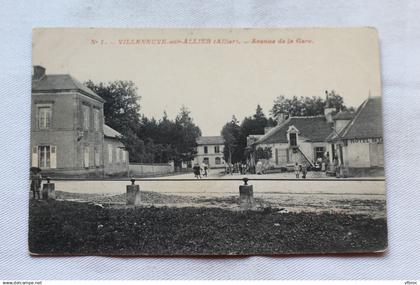 Villeneuve sur Allier, avenue de la gare, Allier 03