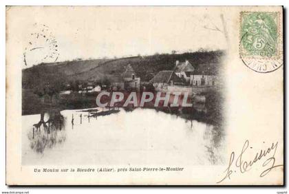 CPA Un moulin sur la Bieudre pres SAint Pierre le Moutier