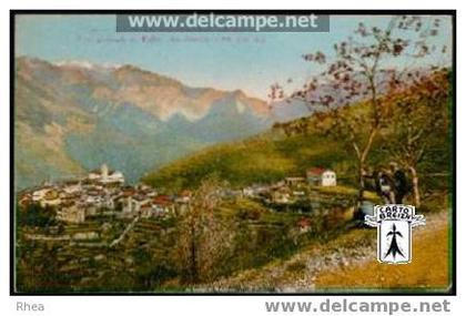 06 La Bollène-Vésubie - 130 - LA BOLLENE-VESUBIE (A-M)  Vue générale et l'allée des Acacias - sépia