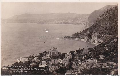 FRANCE - Cap d'Ail - Vue generale - Photo Veritable 1950