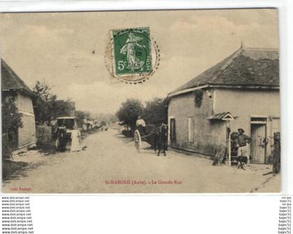 Saint nabord - la grande rue "animés"