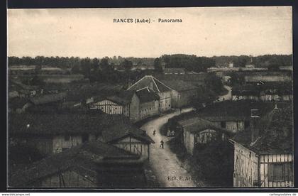 CPA Rances, vue générale du village et campagne environnante