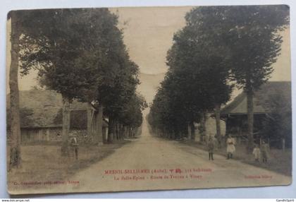 Mesnil Sellières - La Belle Epine - Route de Troyes à Viney
