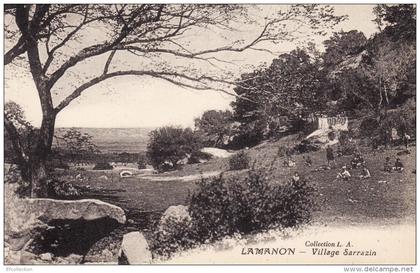 13 LAMANON VILLAGE SARRAZIN ENFANTS DANS LE CHAMPS PRES D'EYGUIERES SENAS SALON AURONS ALLEINS VERNEGUES SUPERBE