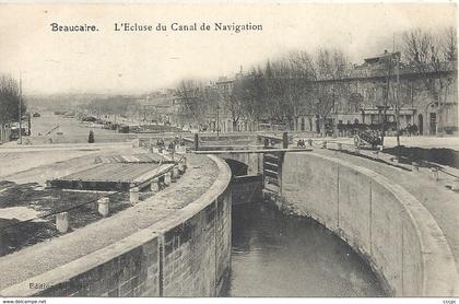 CPA Beaucaire l'Ecluse du Canal de Navigation