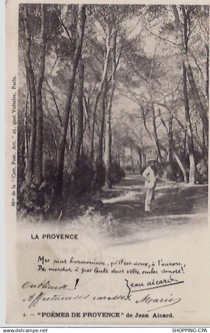 13 - La provence - Poêmes de provence - Voyagé - Dos non divisé...