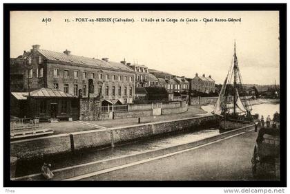 14 Port-en-Bessin-Huppain asile quai D14D K14552K C14515C RH103942