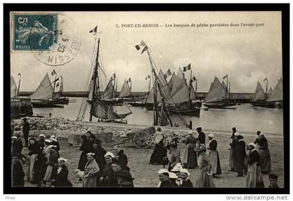 14 Port-en-Bessin-Huppain bateau peche D14D K14552K C14515C RH103965