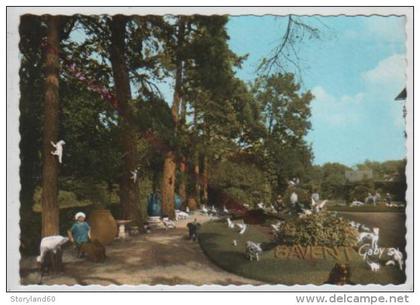 cpm 148752 mesnil de bavent le parc épis normands vases et animaux pour intérieurs parcs et jardins