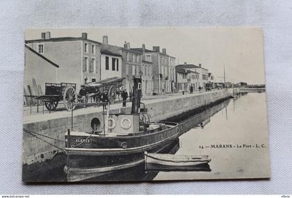 Marans, le port, Charente Maritime 17