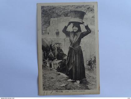 CPA  [20] [2A] Corse du Sud - TYPES CORSES - femme