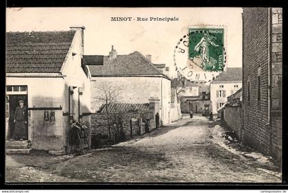 CPA Minot, Rue Principale
