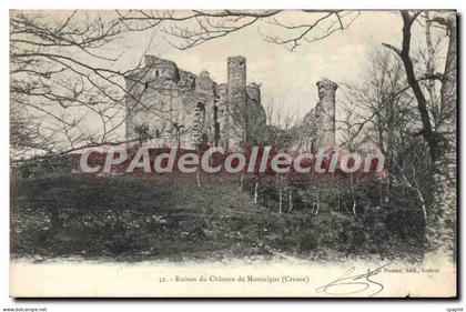 CPA Ruines Du Chateau De Montaigut