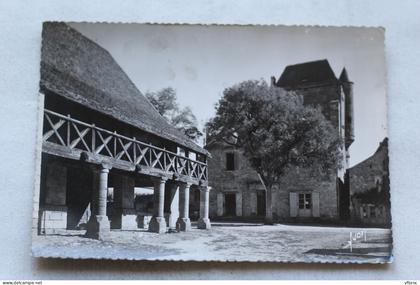 Cpm, Domme, hôtel du Gouverneur et la halle, Dordogne 24