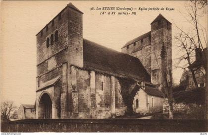 CPA Les Eyzies - Eglise Fortifiee de Tayac (1081499)