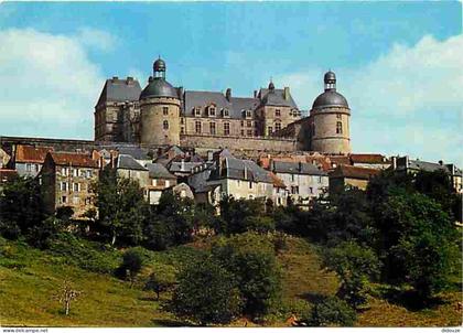 24 - Hautefort - Le Château et le vieil Hautefort - CPM - Voir Scans Recto-Verso