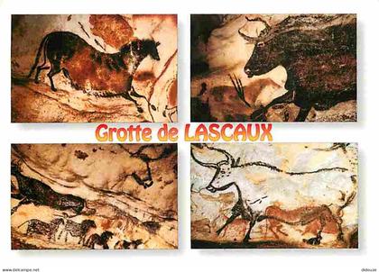 24 - Montignac sur Vézère - Grotte de Lascaux - Multivues - Art Préhistorique - CPM - Voir Scans Recto-Verso