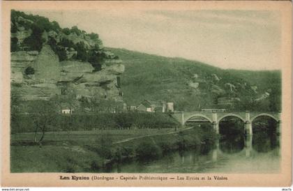 CPA LES EYZIES - Capitale Prehistorique - LES EYZIES et la VÉZERE (122215)