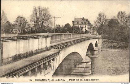 61100711 Besancon Doubs Pont de la Republique / Besancon /Arrond. de Besancon
