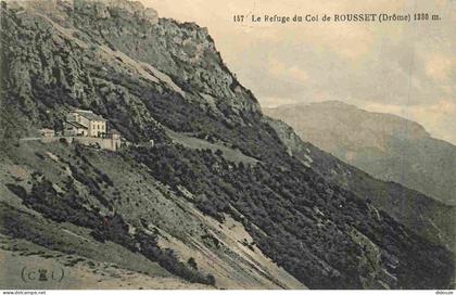 26 - Col du Rousset - Le refuge - CPA - Voir Scans Recto-Verso